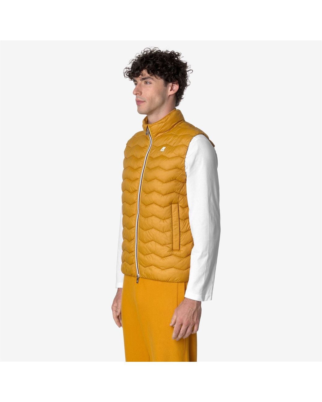 Valen Quilted Warm K-Way de hombre de color Metallic