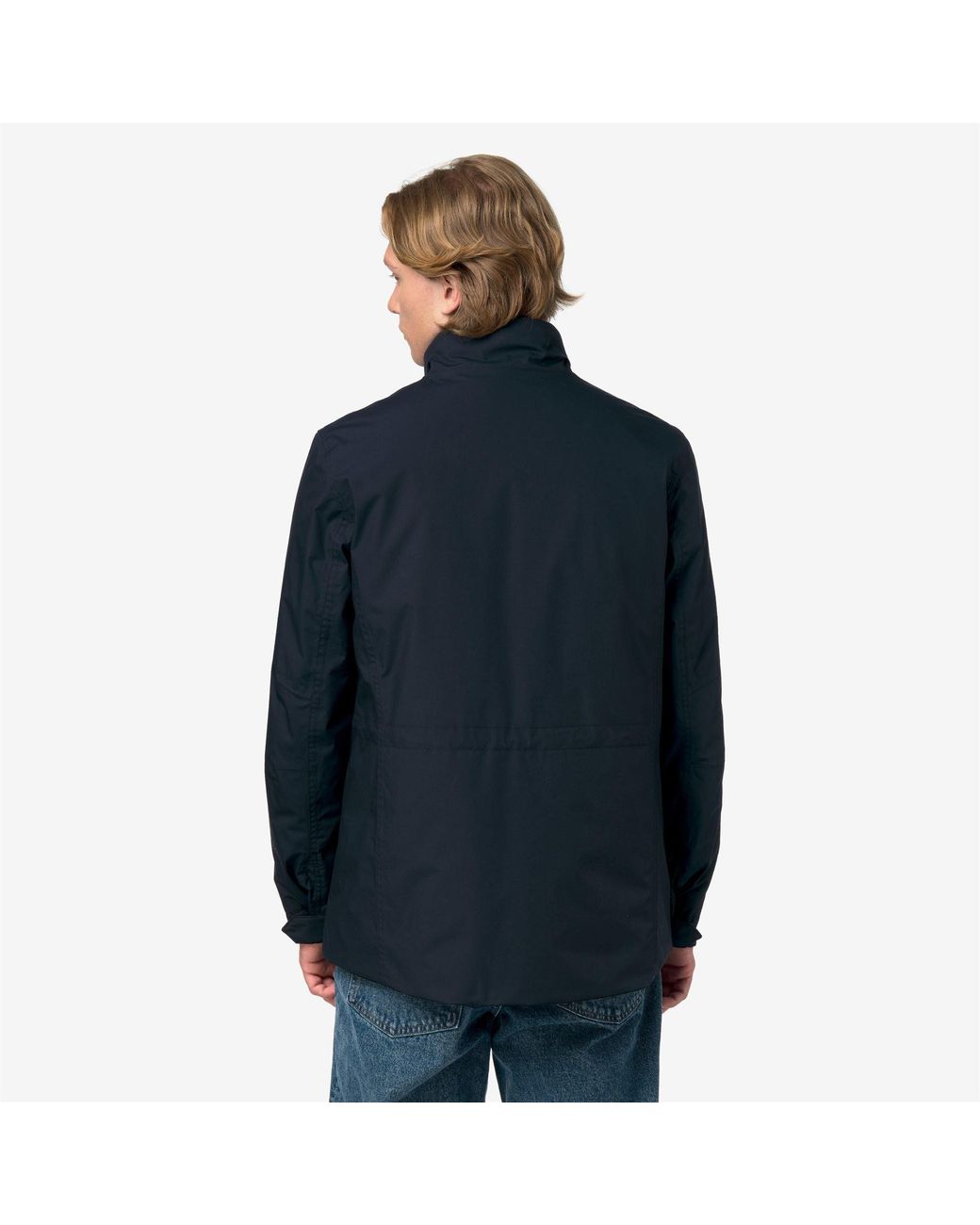 Manuene Warm Micro Canvas di K-Way in Blue da Uomo