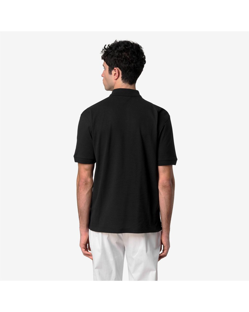 Simor Pique K-Way de hombre de color Black