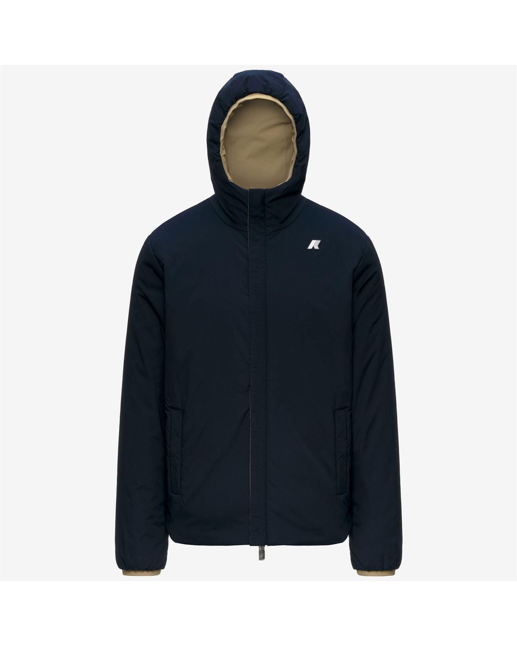 Jack St Warm Double K-Way de hombre de color Natural