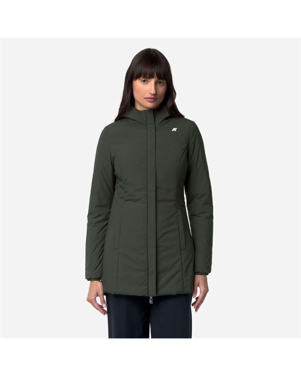 Denise St Warm Double di K-Way in Blue