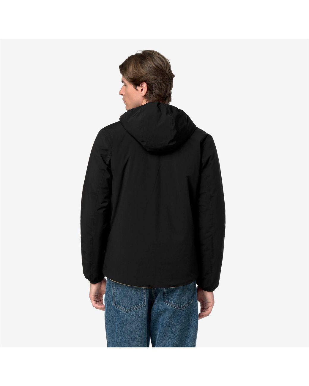Jack St Warm Double di K-Way in Black da Uomo