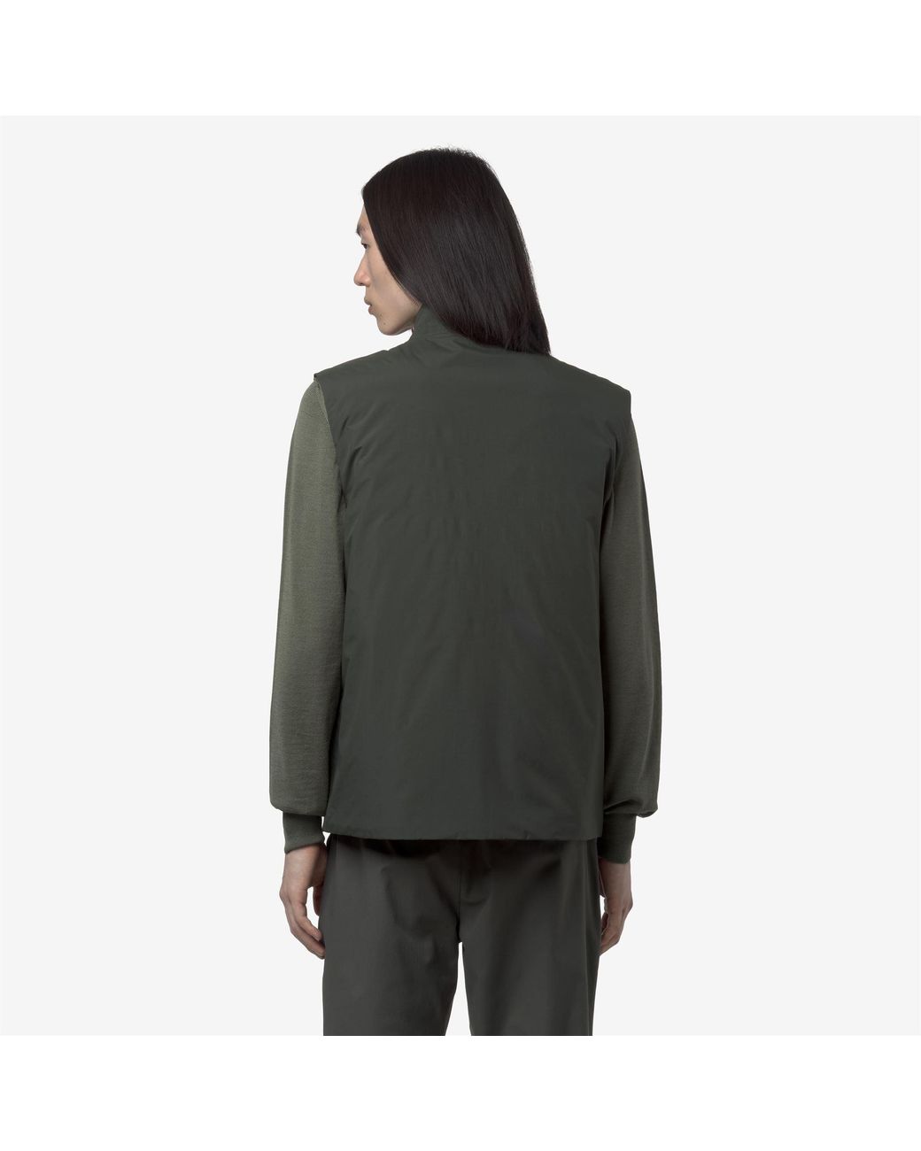 Valen Warm Ottoman K-Way de hombre de color Green