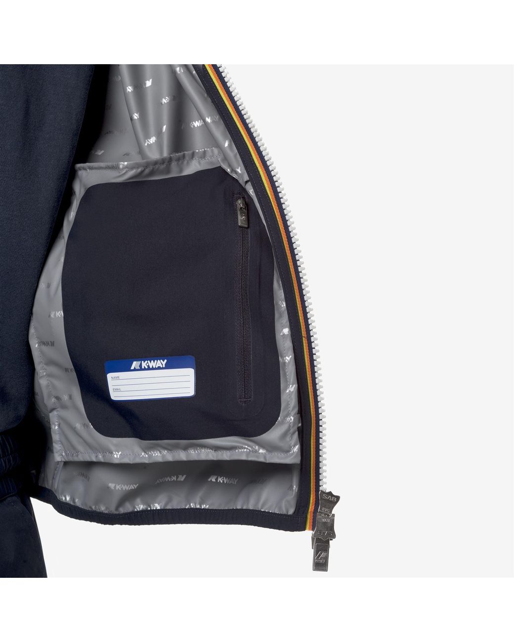 Valen Stretch Dot K-Way de hombre de color Blue