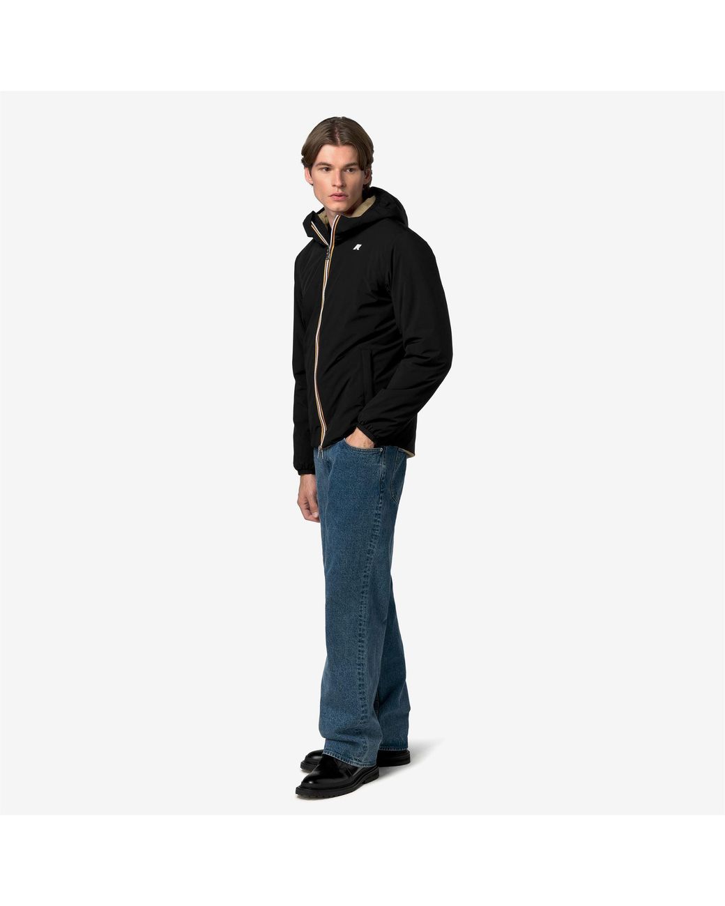 Jack St Warm Double di K-Way in Black da Uomo