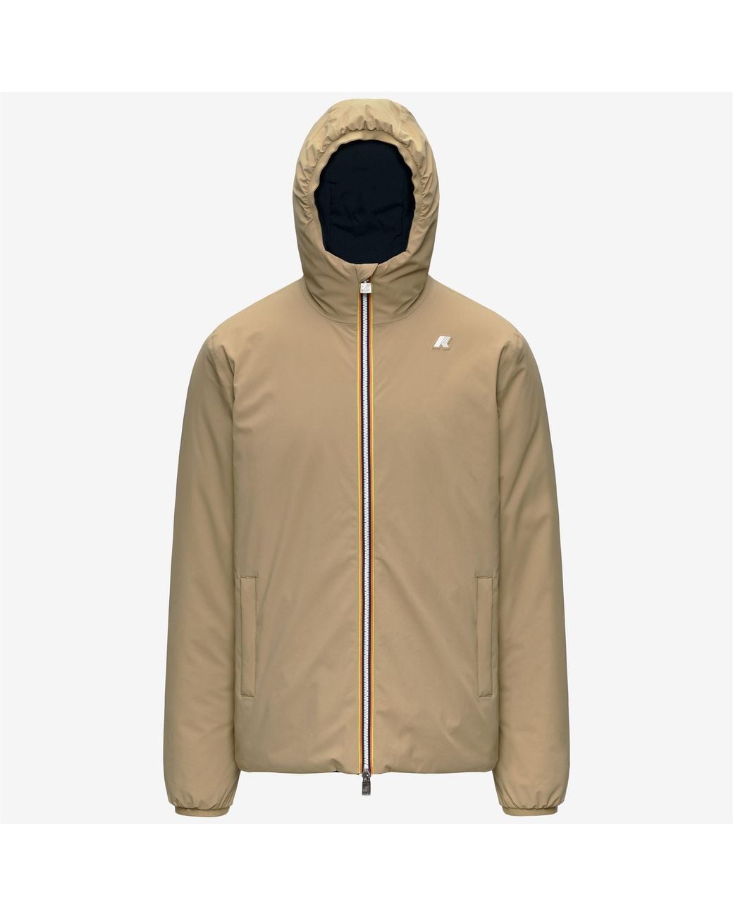 Jack St Warm Double K-Way de hombre de color Natural