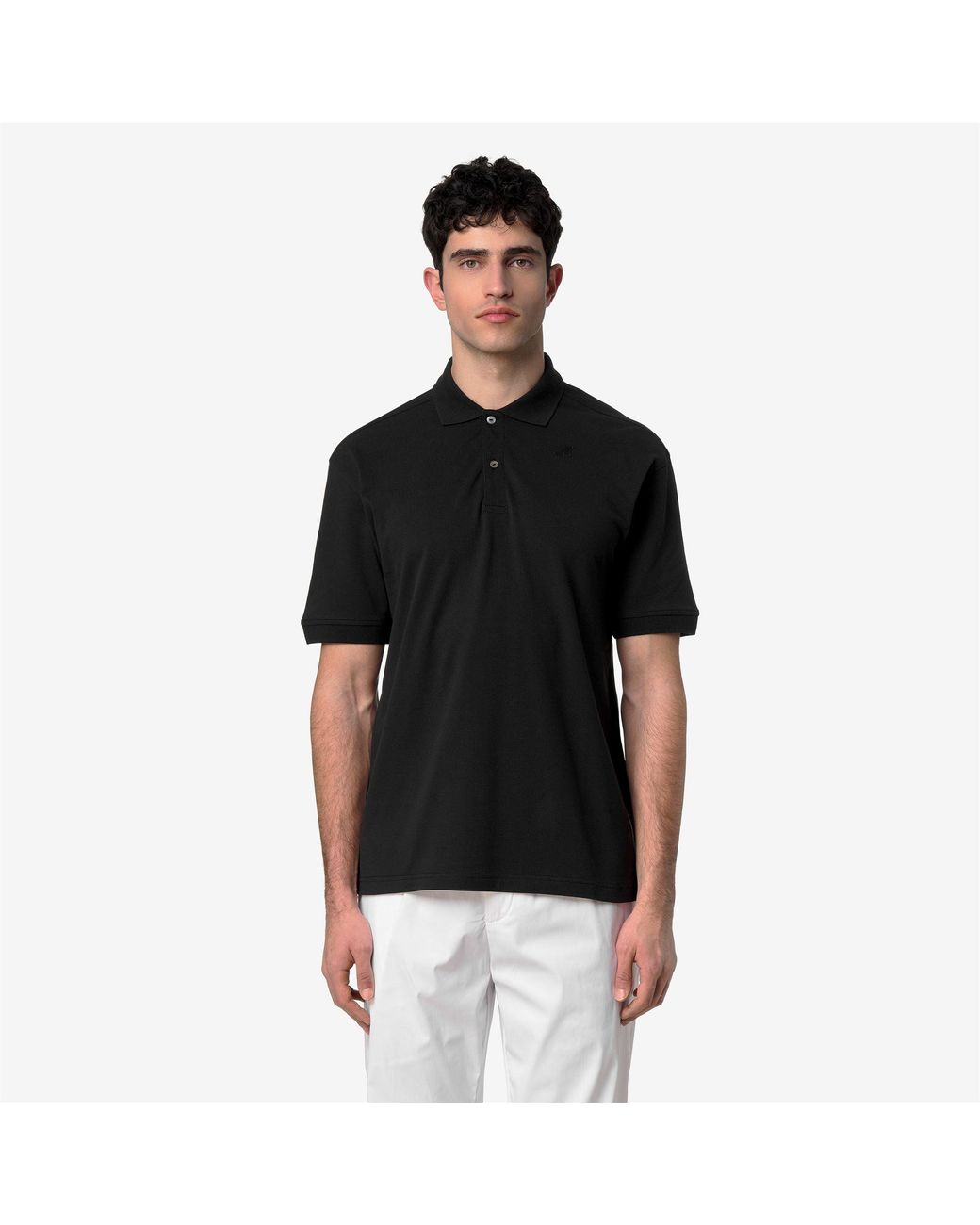 Simor Pique K-Way de hombre de color Black