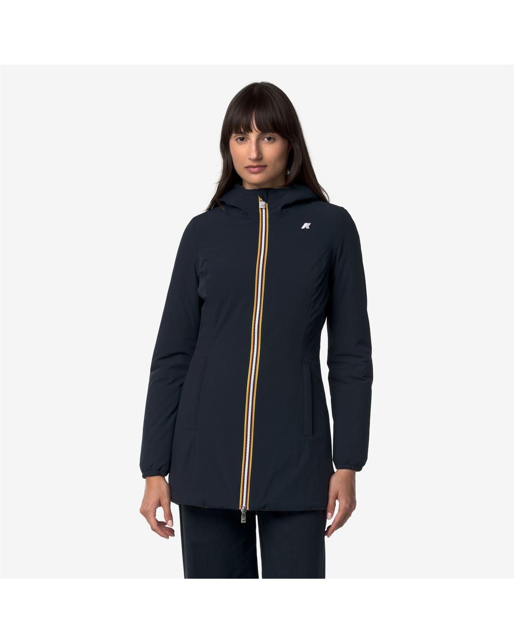 Denise St Warm Double di K-Way in Blue