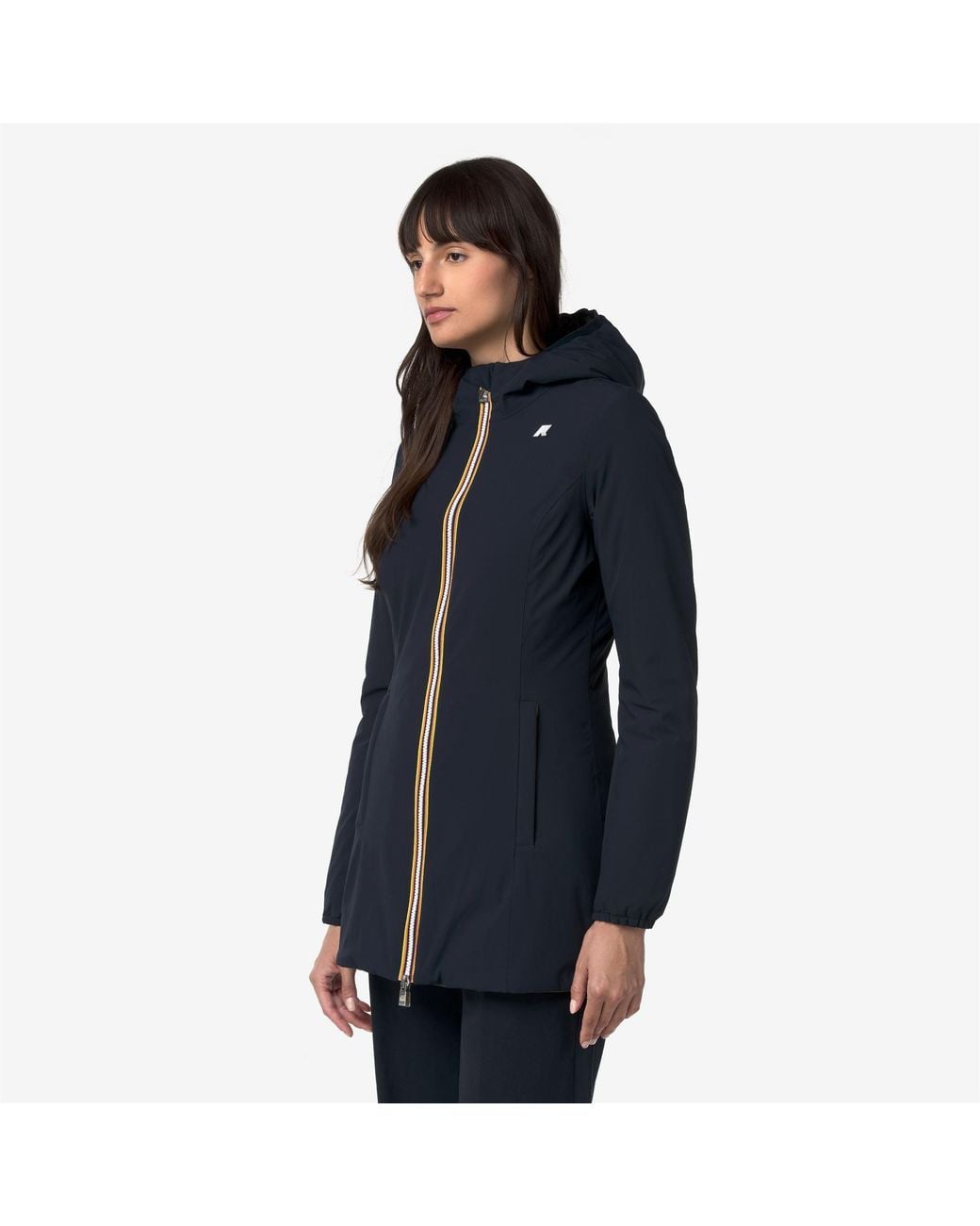 Denise St Warm Double di K-Way in Blue
