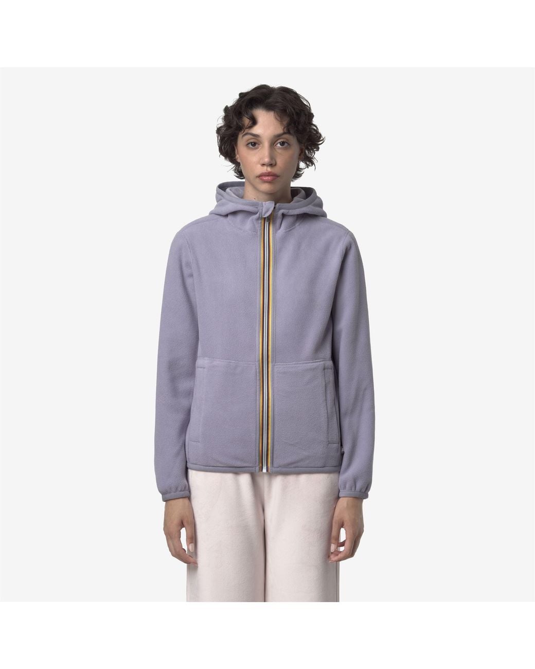 Lily Velour Polar Double K-Way de color Purple