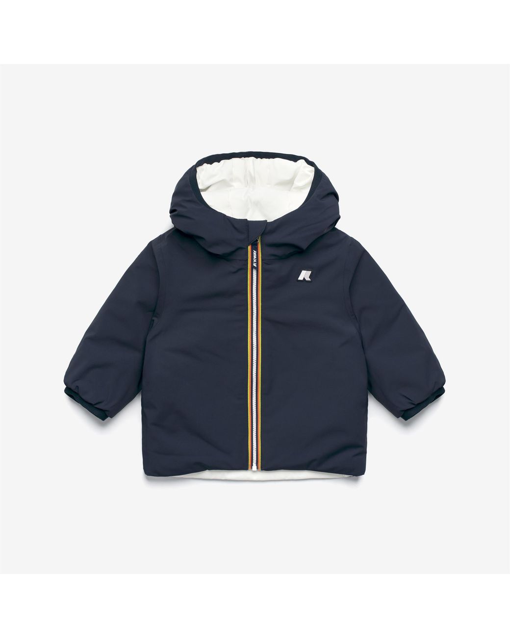 E. Jack St Warm Double di K-Way in White