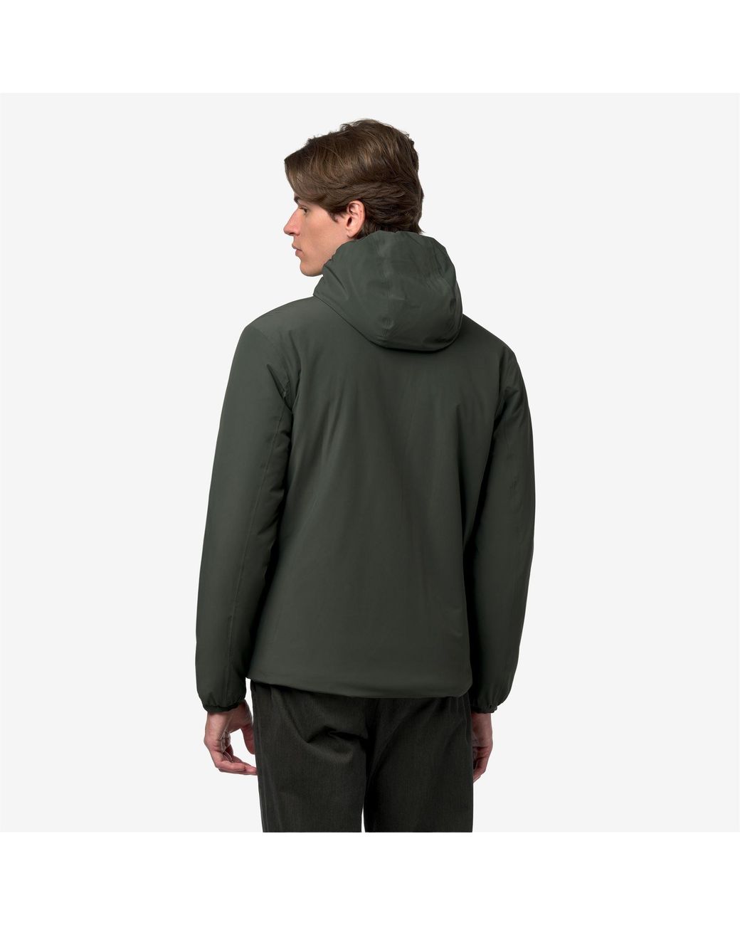 Jack St Warm Double di K-Way in Black da Uomo