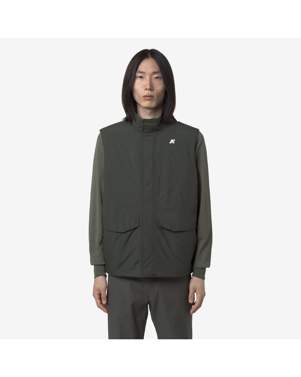 Valen Warm Ottoman K-Way de hombre de color Green