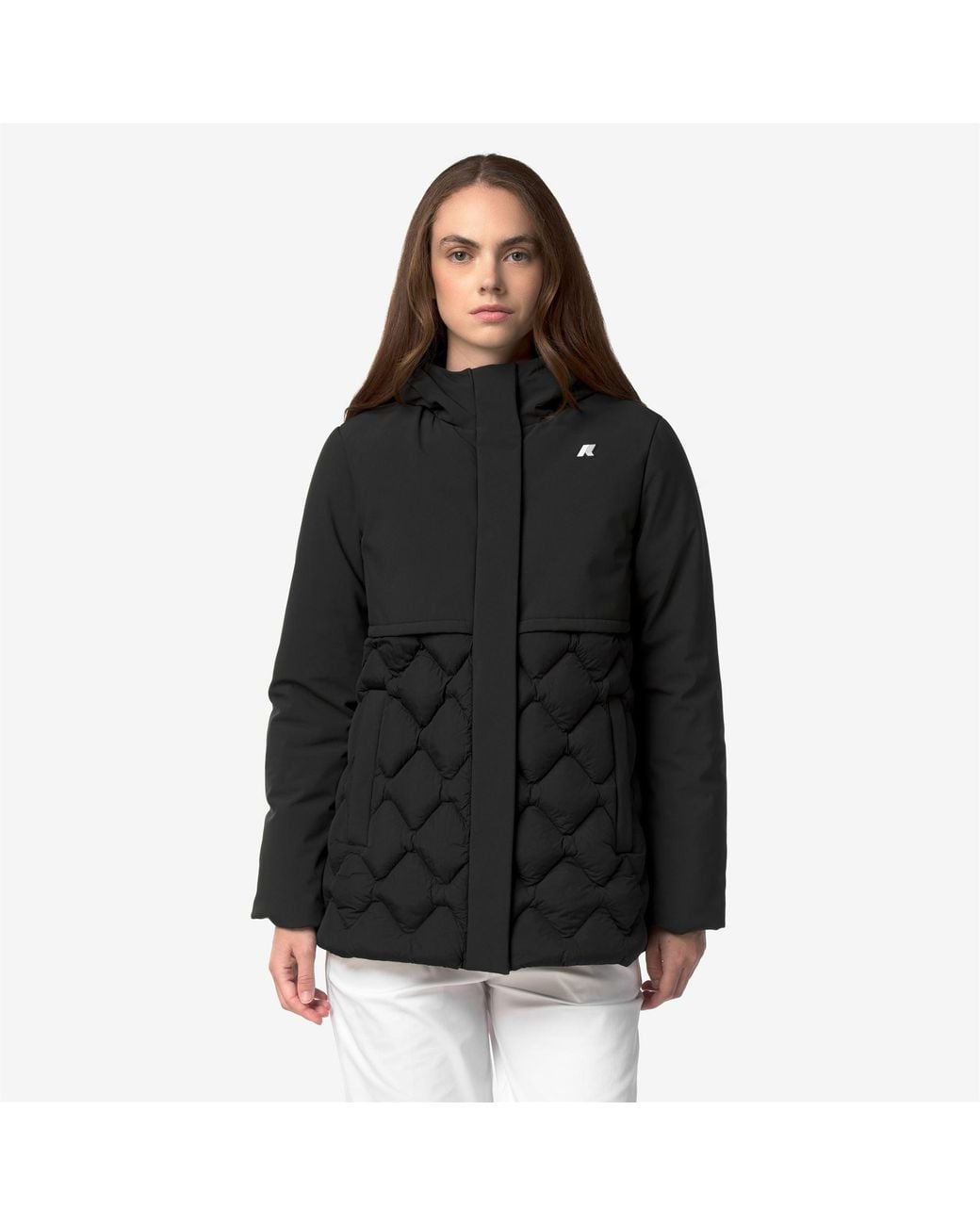 Siphane Hybrid Warm Shell di K-Way in Black