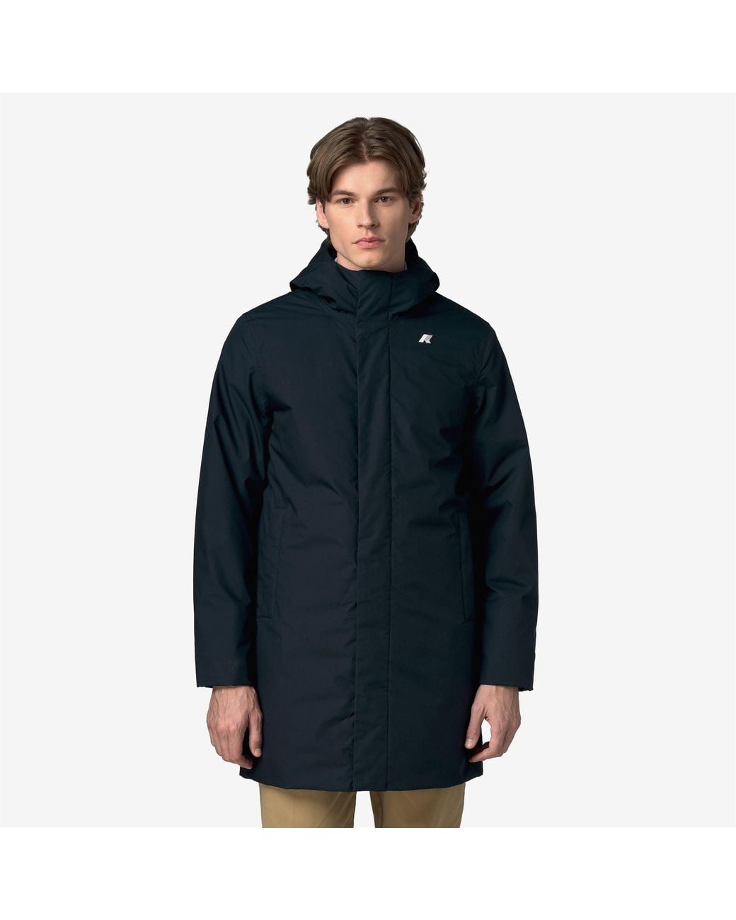 Thomas Warm Micro Canvas di K-Way in Blue da Uomo