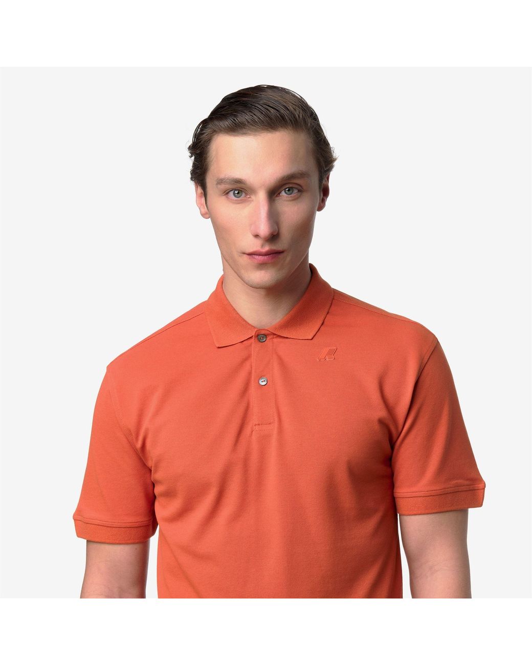 Simor Pique K-Way de hombre de color Orange