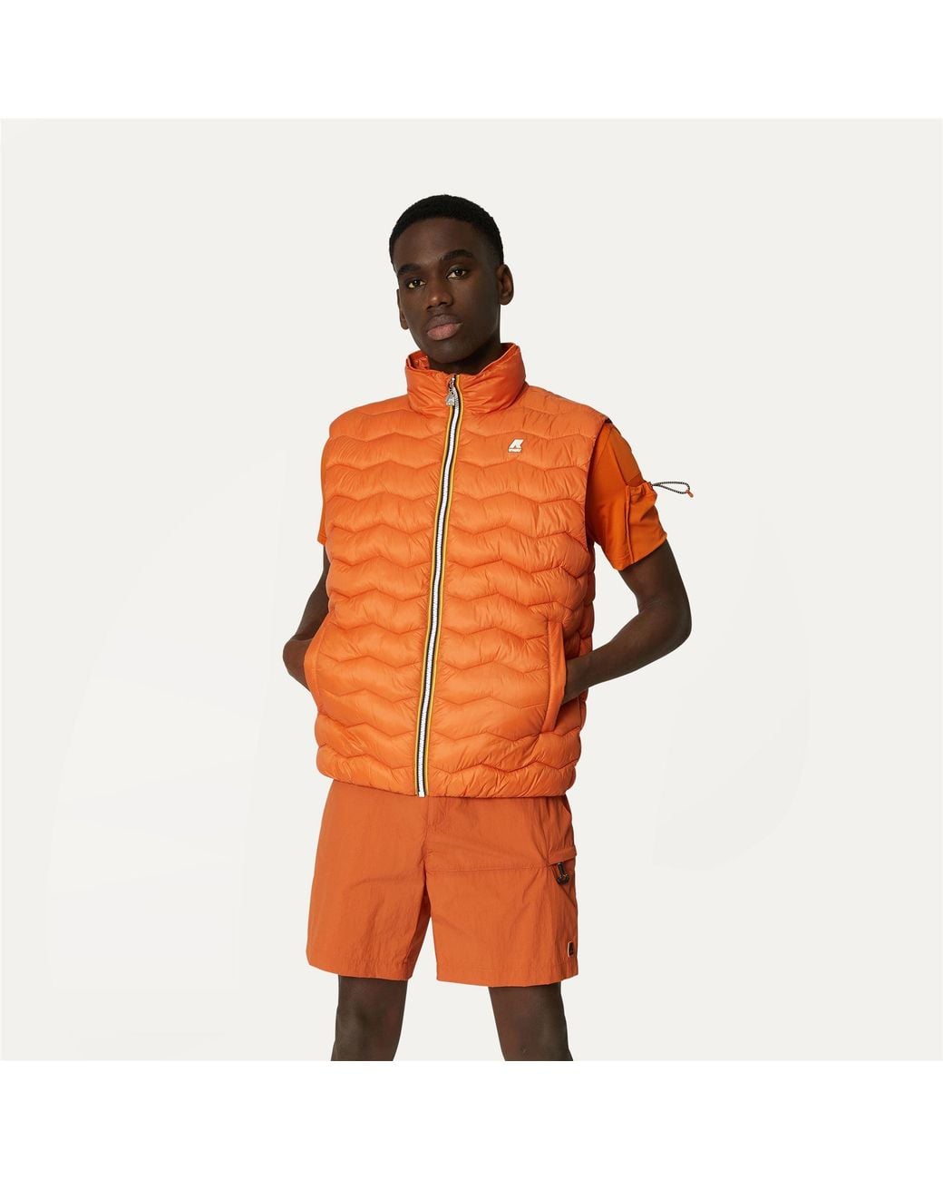 Valen Quilted Warm K-Way de hombre de color Brown