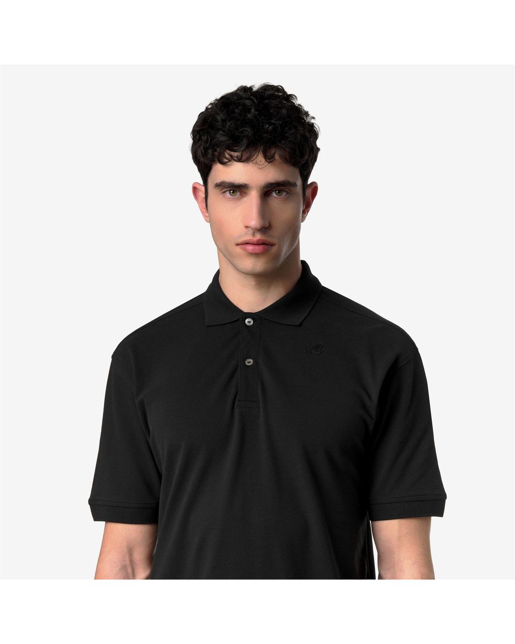 Simor Pique K-Way de hombre de color Black