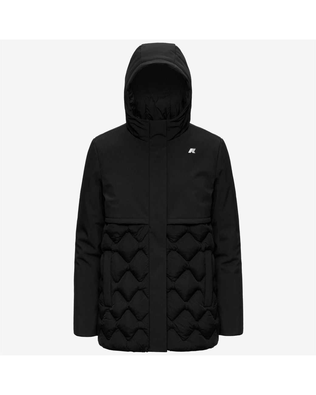 Siphane Hybrid Warm Shell di K-Way in Black