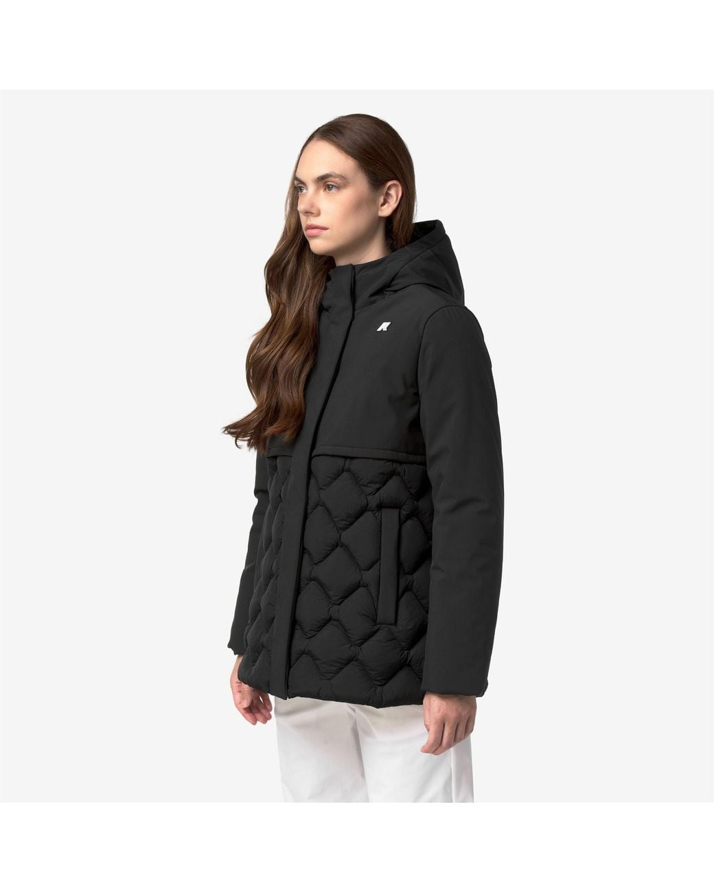 Siphane Hybrid Warm Shell di K-Way in Black