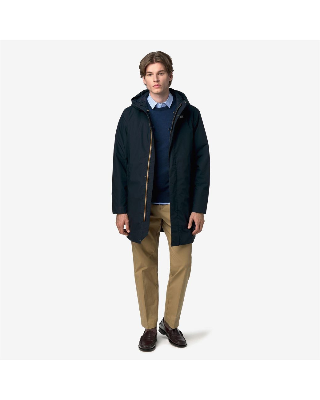 Thomas Warm Micro Canvas di K-Way in Blue da Uomo