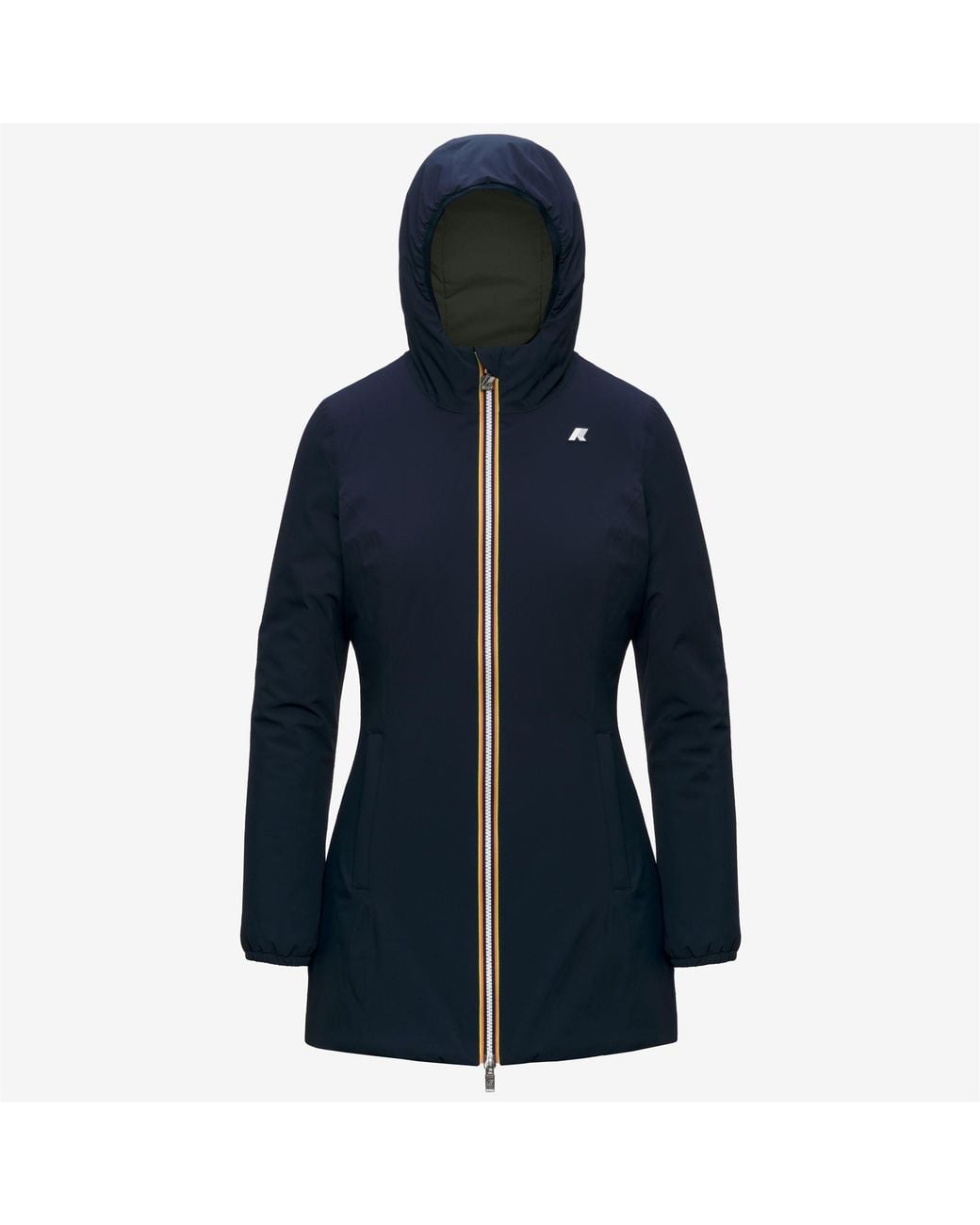 Denise St Warm Double di K-Way in Blue