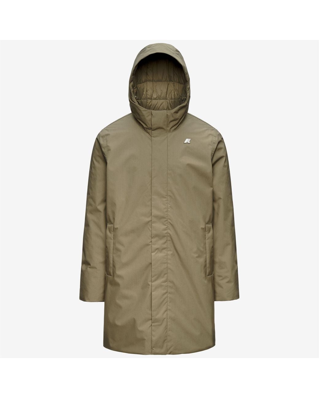 Thomas Warm Micro Canvas di K-Way in Green da Uomo
