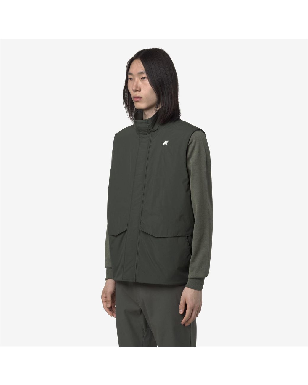 Valen Warm Ottoman K-Way de hombre de color Green