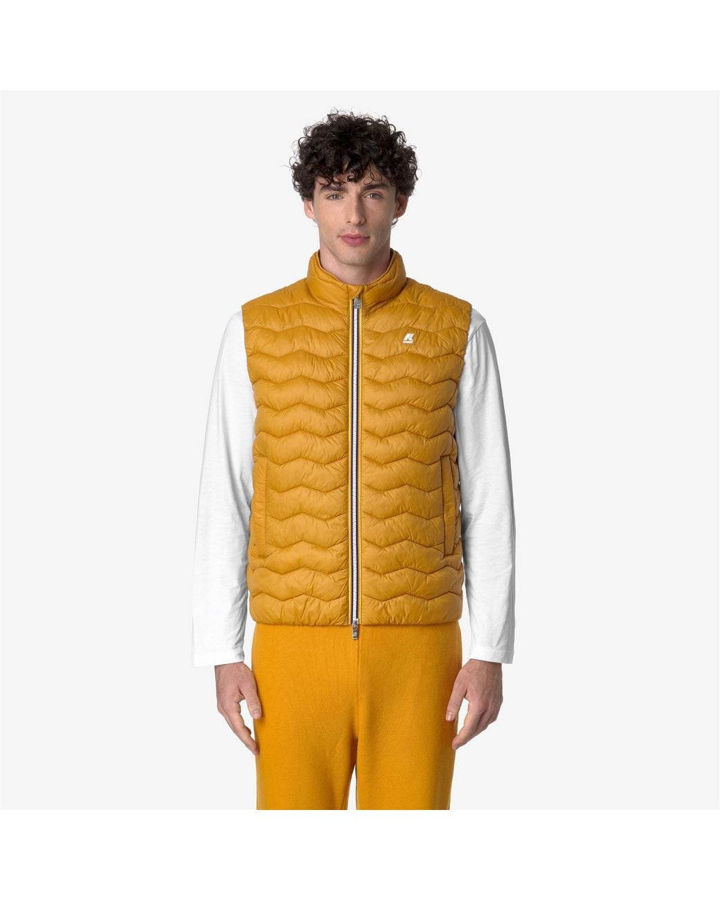 Valen Quilted Warm K-Way de hombre de color Metallic