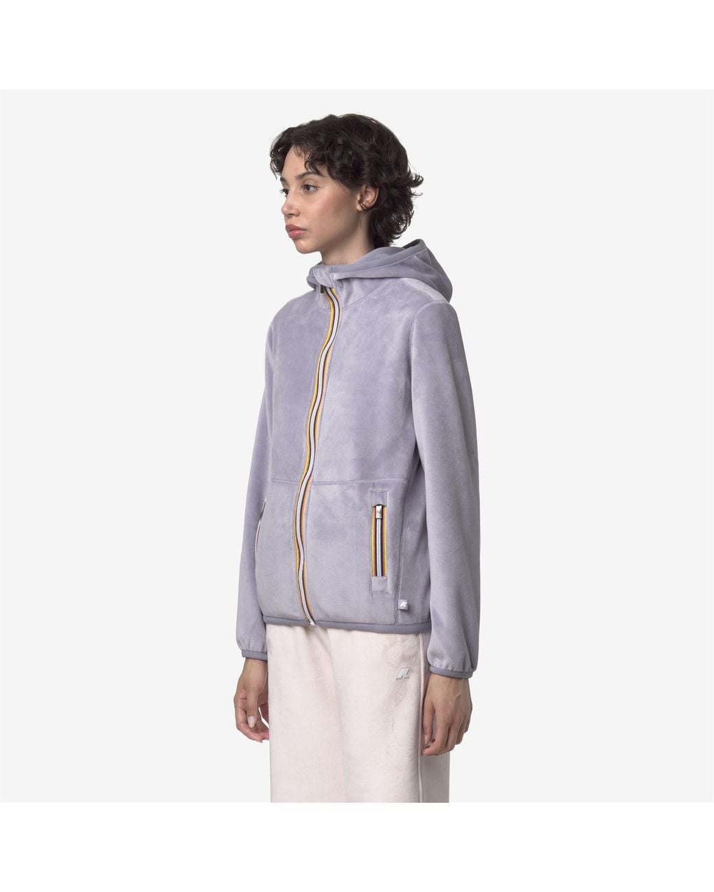 Lily Velour Polar Double K-Way de color Purple