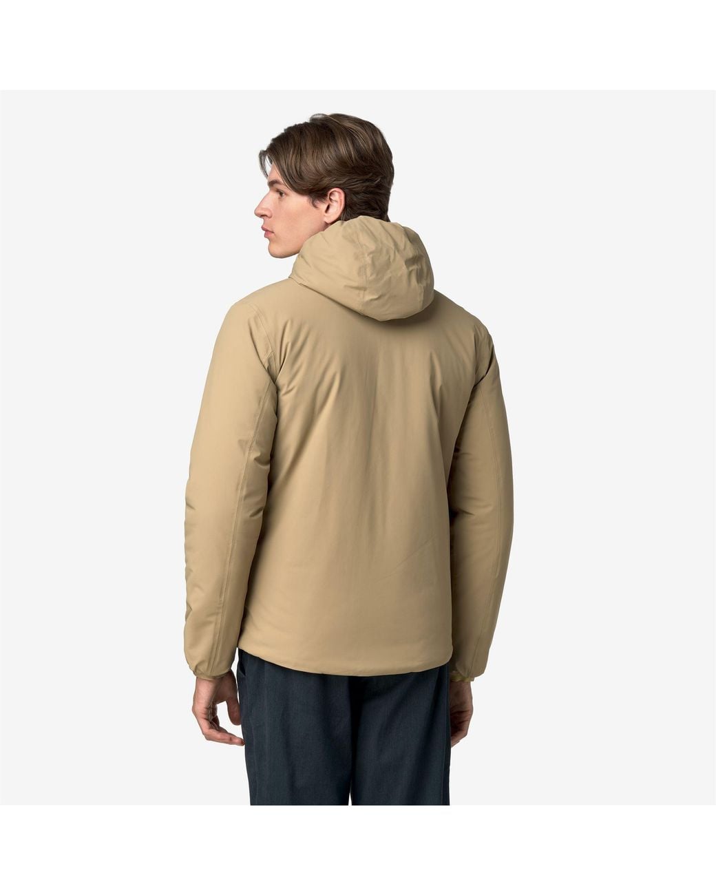 Jack St Warm Double K-Way de hombre de color Natural