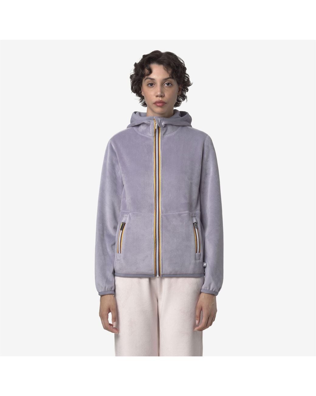 Lily Velour Polar Double K-Way de color Purple