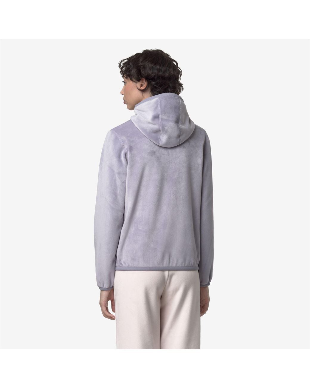 Lily Velour Polar Double K-Way de color Purple