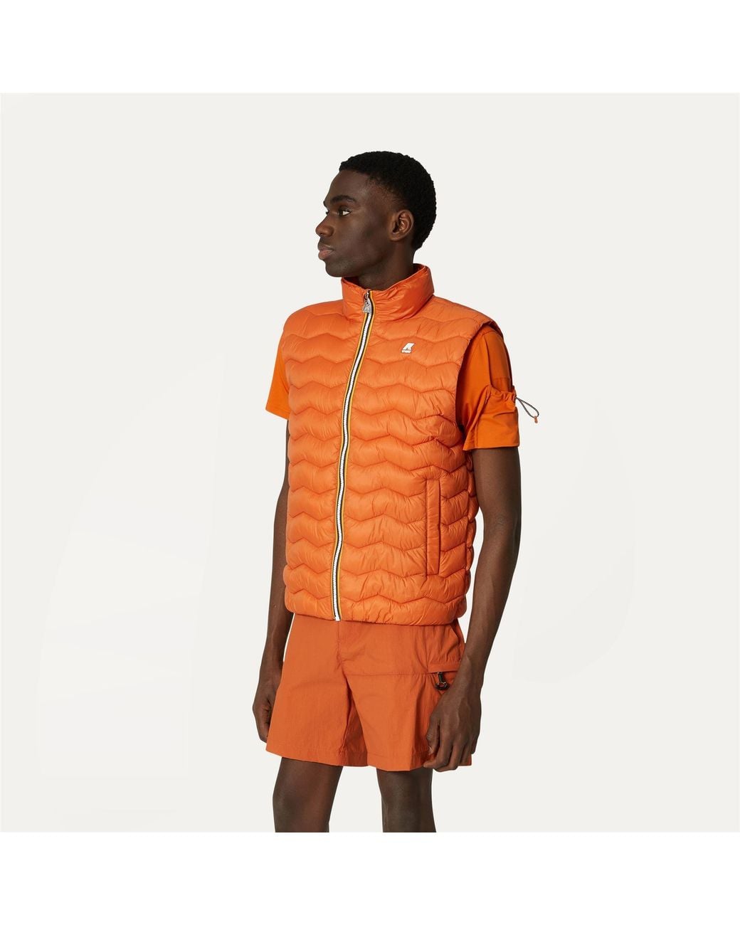 Valen Quilted Warm K-Way de hombre de color Brown