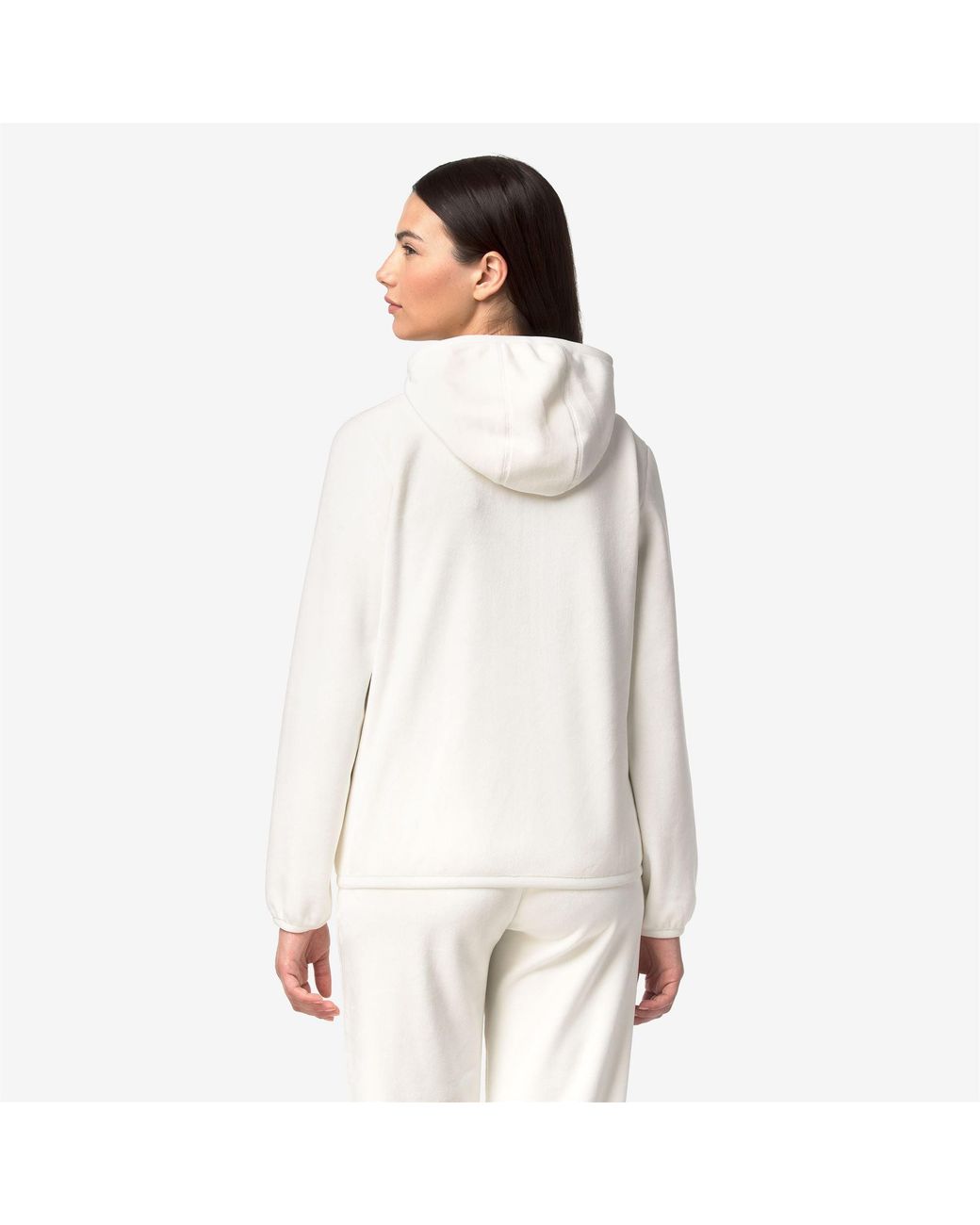Lily Velour Polar Double K-Way de color White
