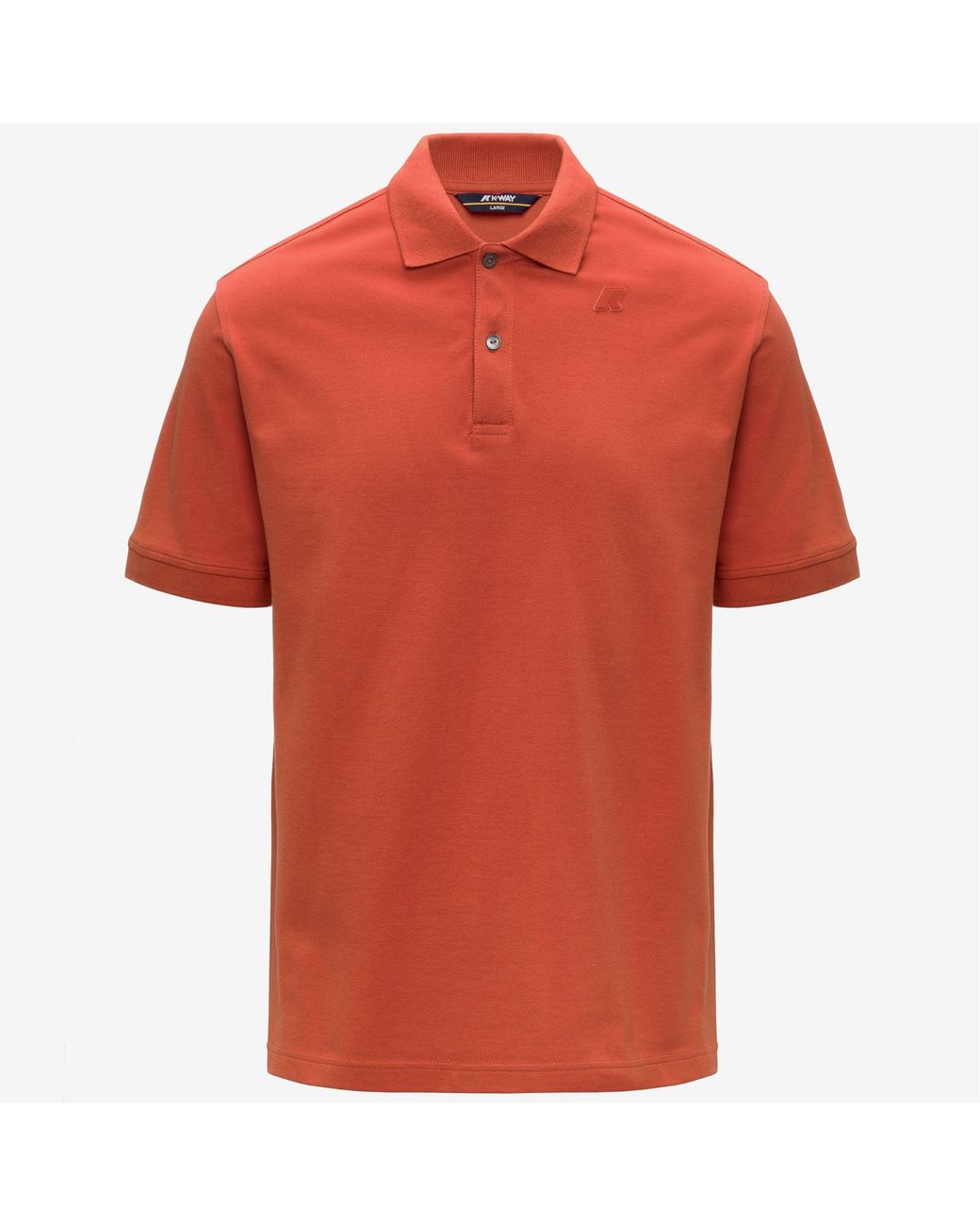 Simor Pique K-Way de hombre de color Orange
