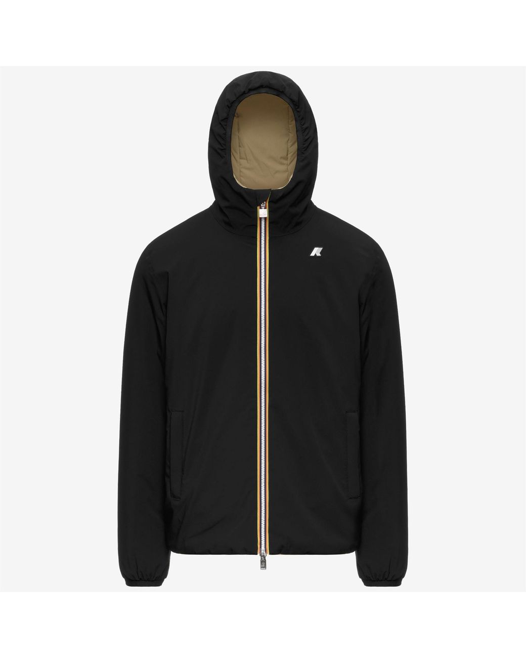 Jack St Warm Double di K-Way in Black da Uomo