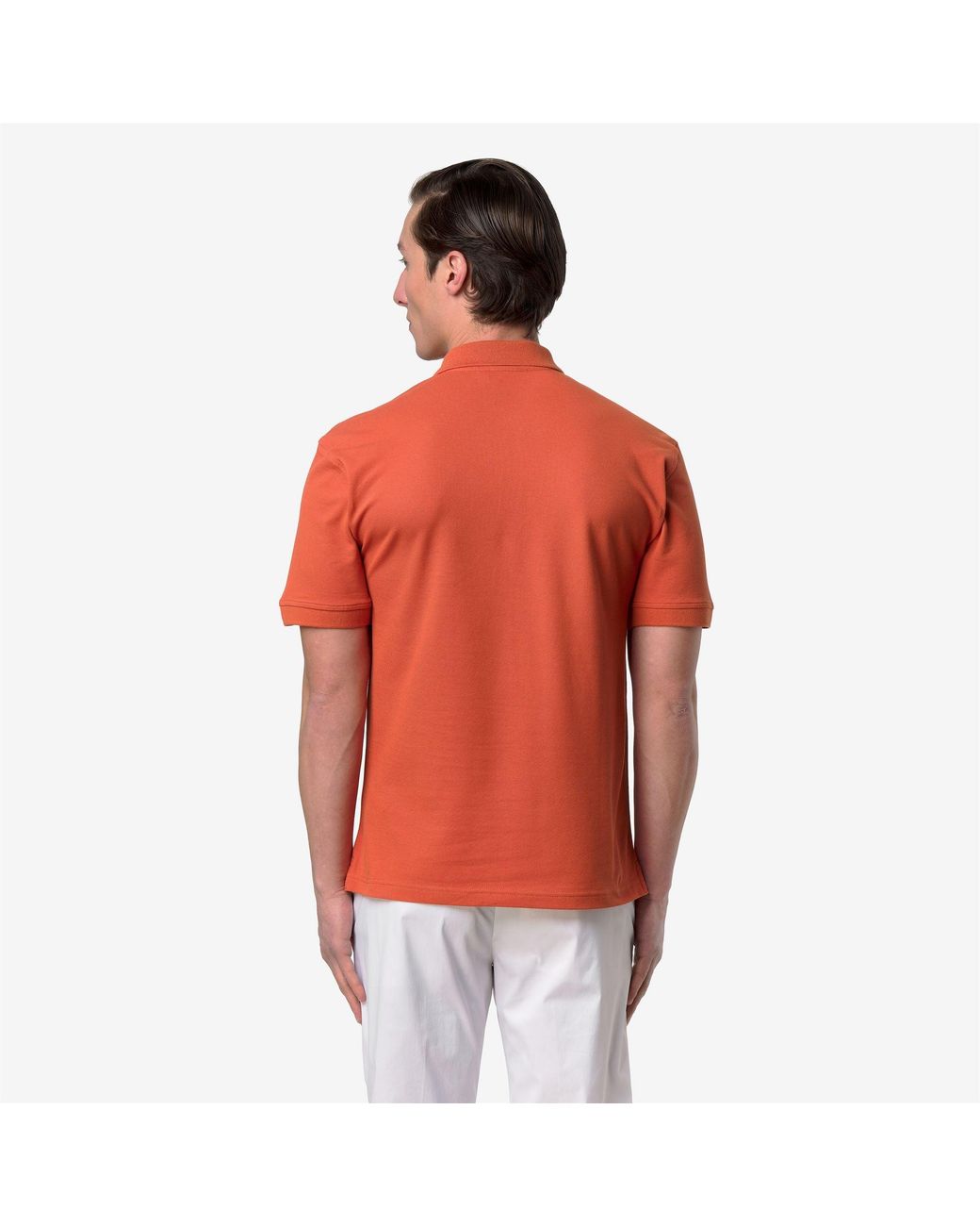 Simor Pique K-Way de hombre de color Orange