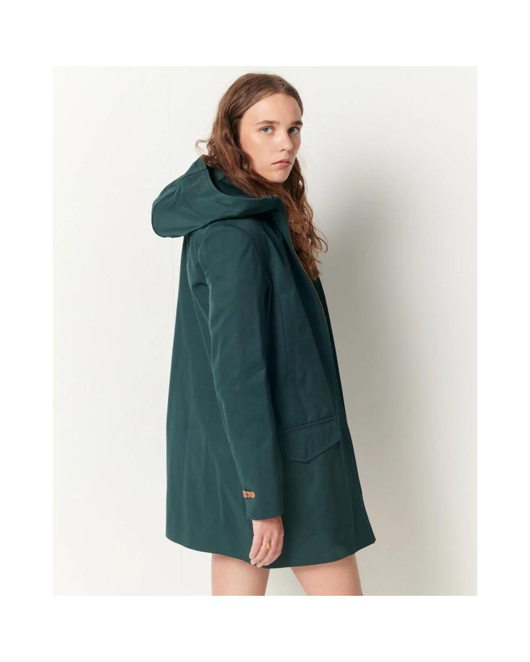 Sessun Camp Day Hooded Outside Jacket English Tea | Lyst