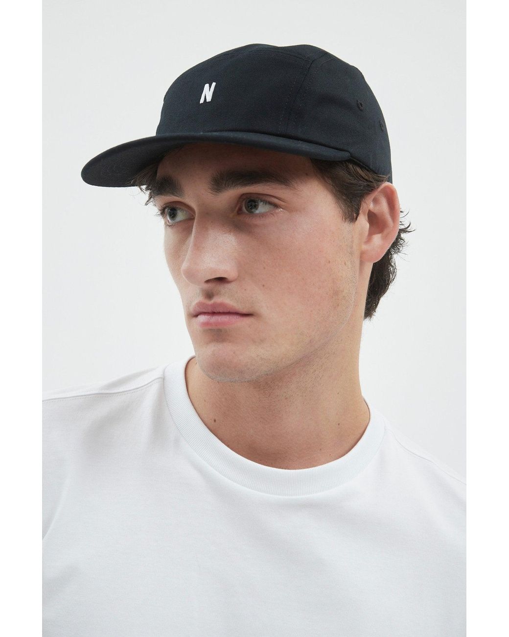 Norse Projects Twill 5 Panel Cap Black | Lyst