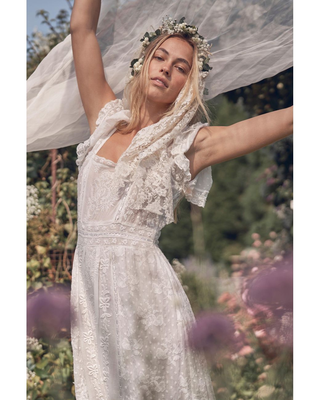 LoveShackFancy Norma Dress White Lyst