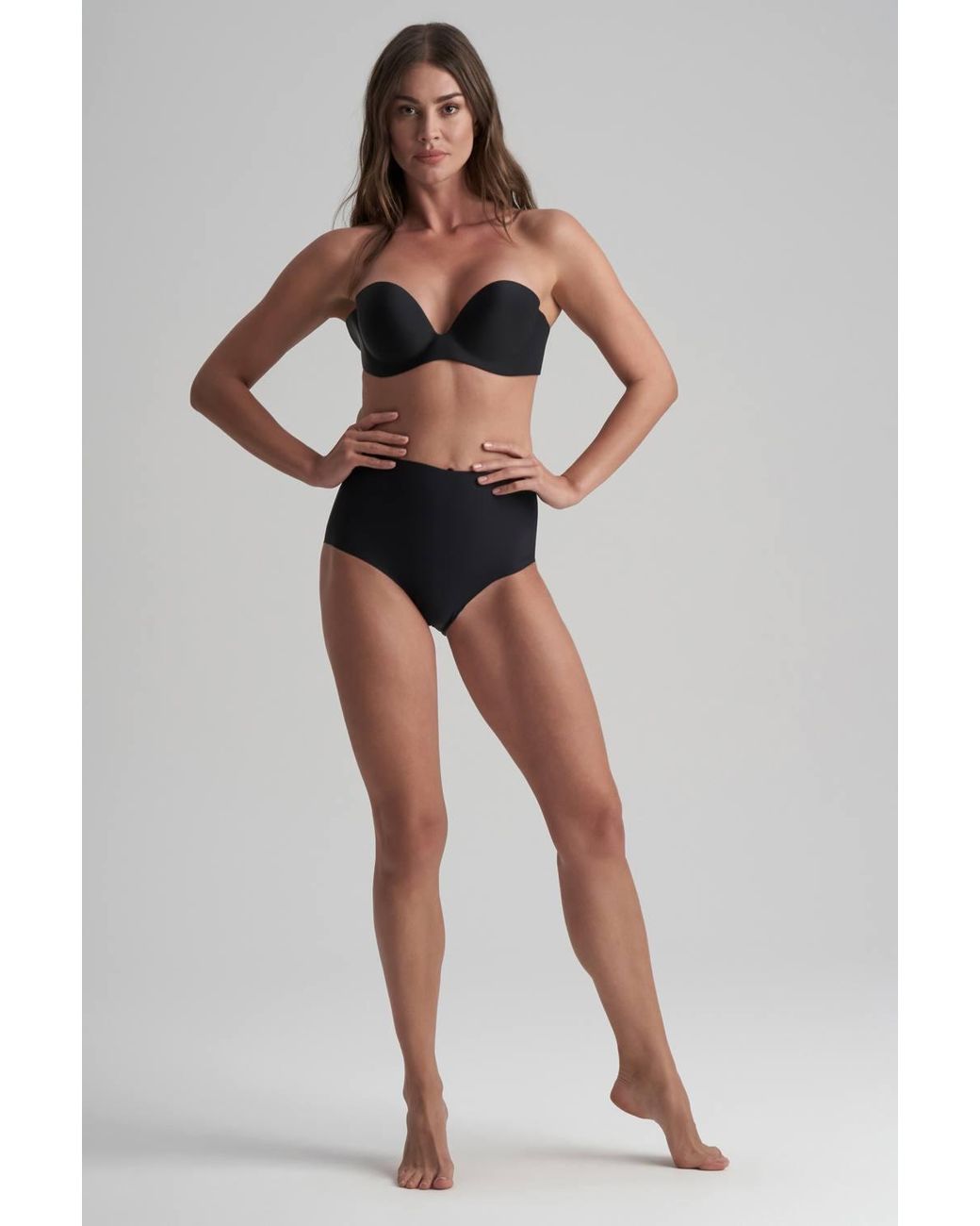 Karen Millen Black Gala Bra
