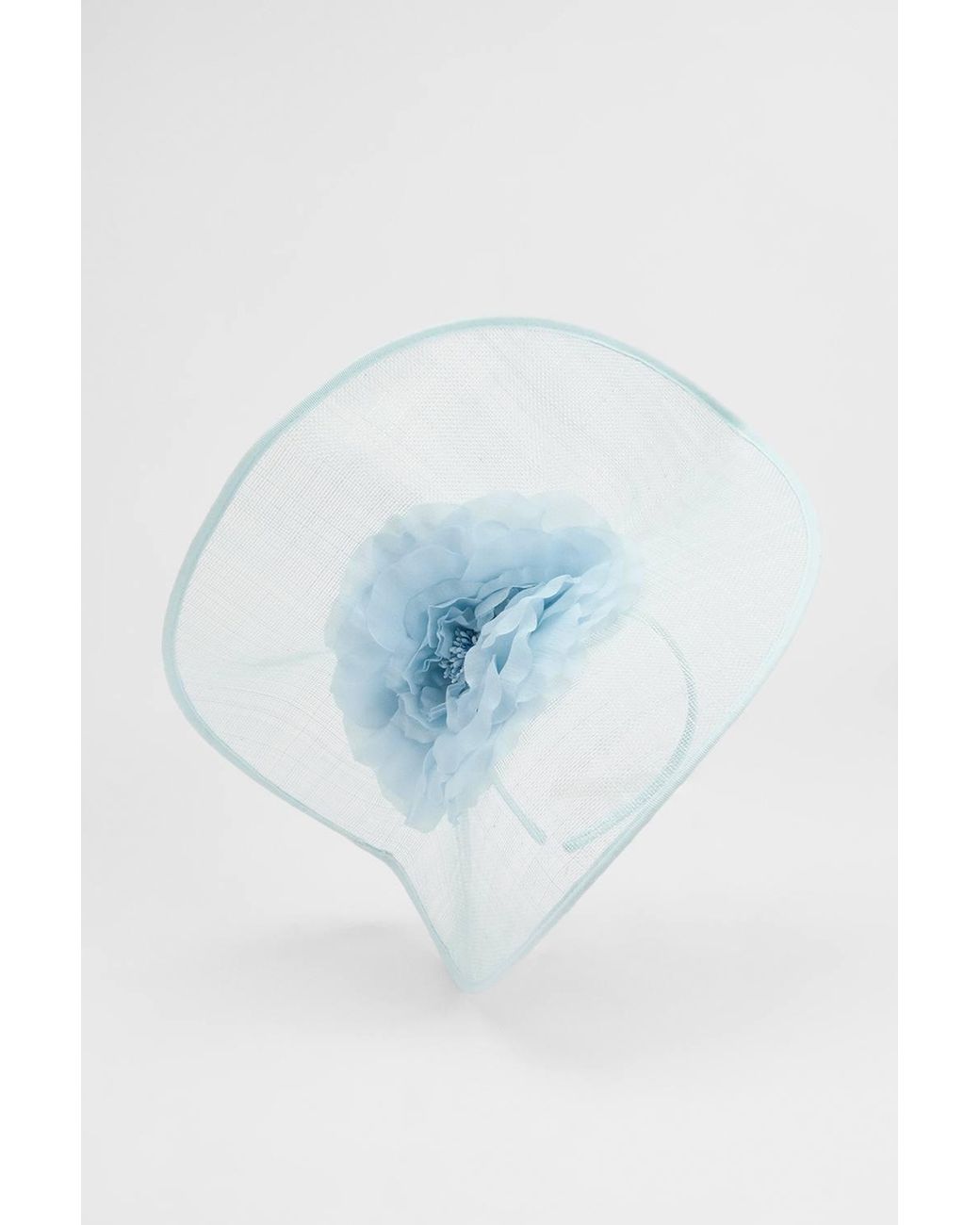 Karen Millen Blue Flower Trim Headband Fascinator