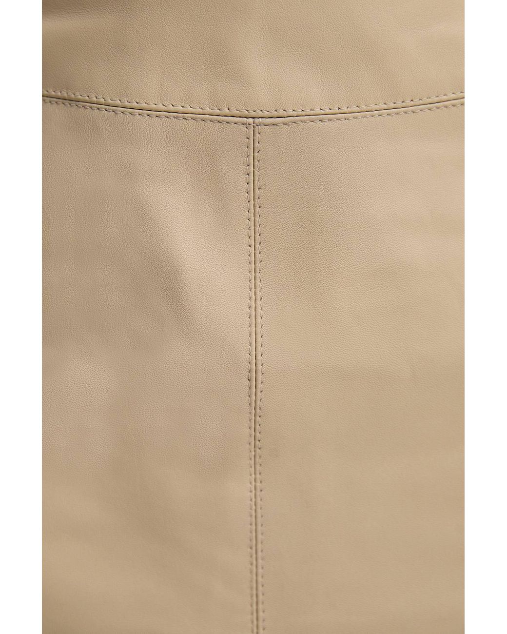 Karen Millen Natural Forever Leather Signature Pencil Skirt