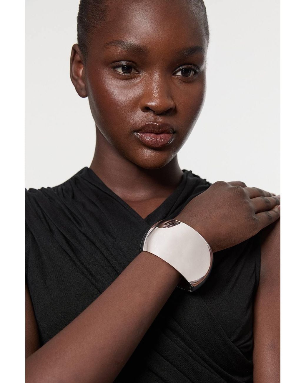 Karen Millen Brown Statement Bangle