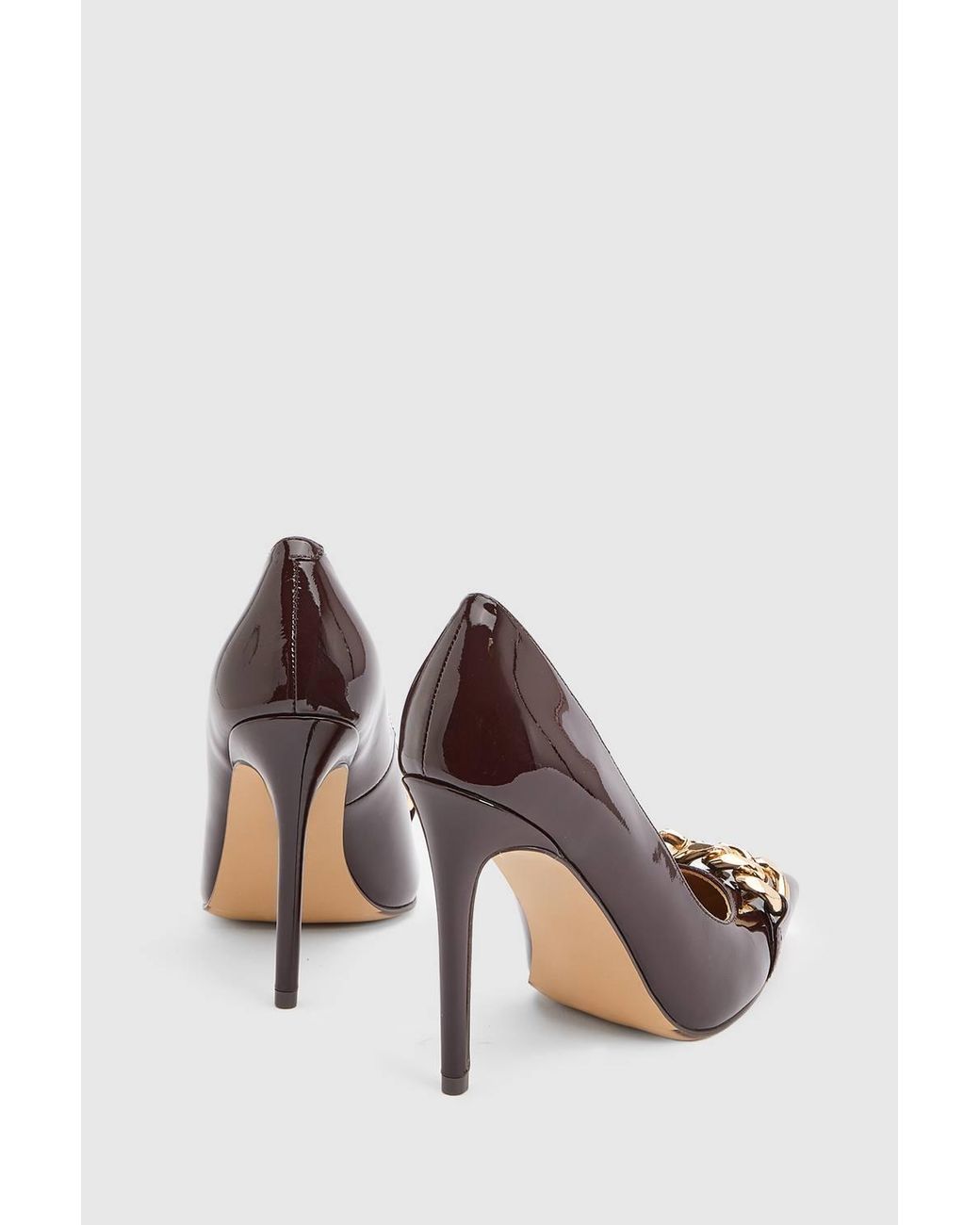 Karen Millen Multicolor Leather Stiletto Pointed Toe Heeled Shoe