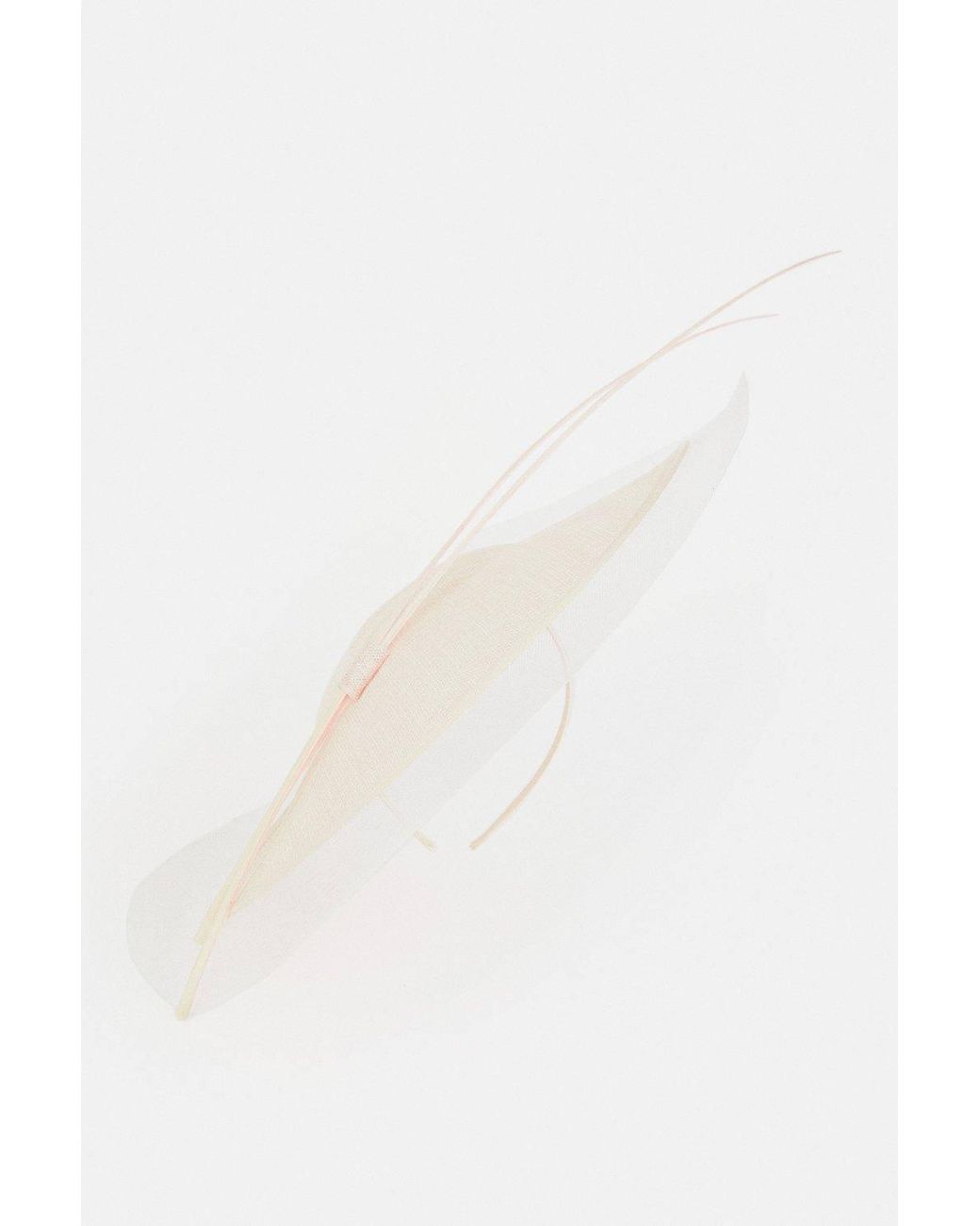 Karen Millen Pink Layered Mesh Detail Headband Fascinator