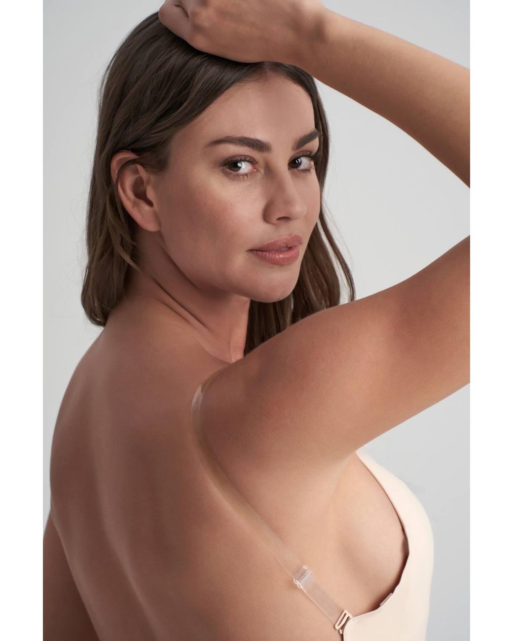 Karen Millen Natural Low Back Bodysuit Thong