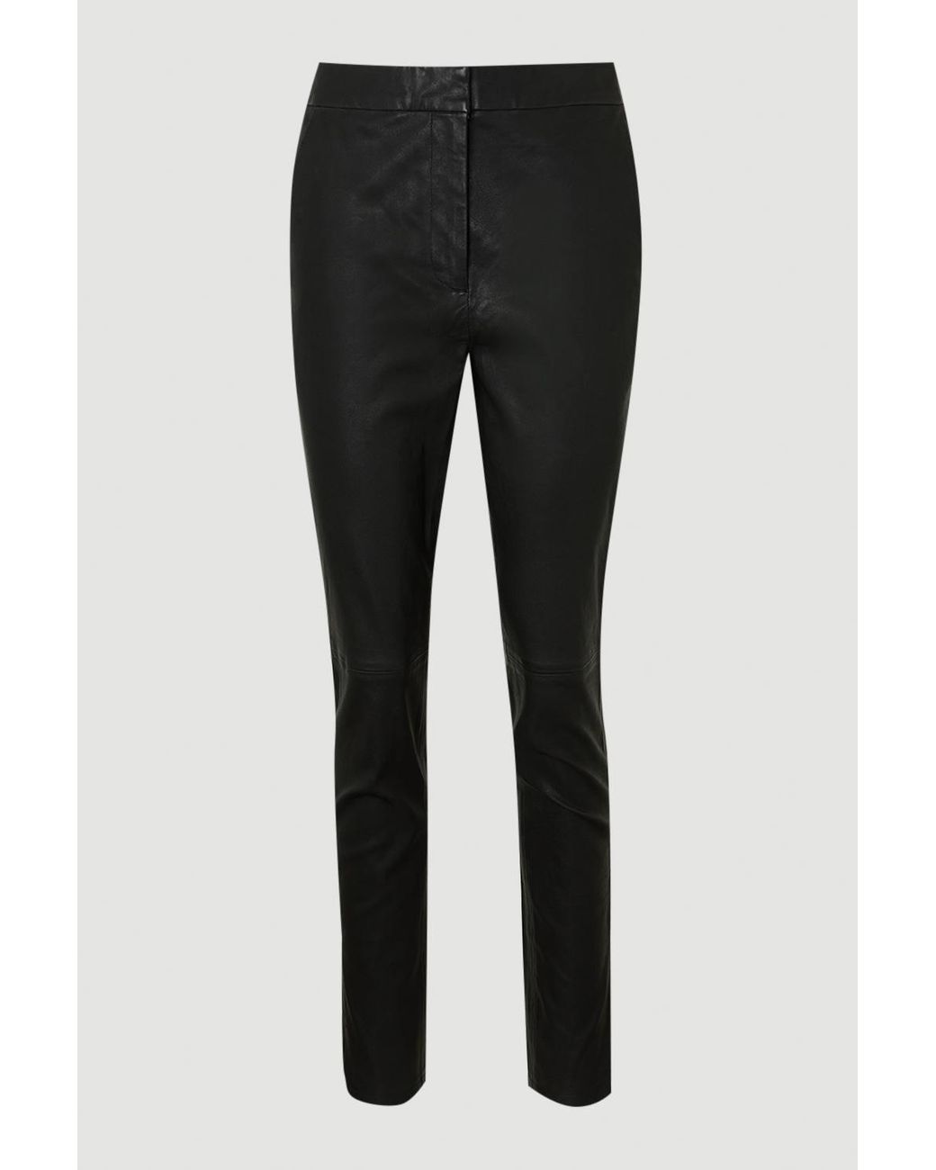 Karen Millen Black Forever Stretch Leather Legging Pants