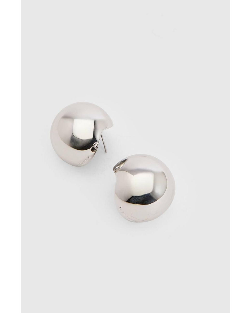 Karen Millen Metallic Statement Sphere Stud Earrings